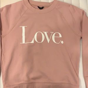 J. Crew pink sweatshirt size medium
